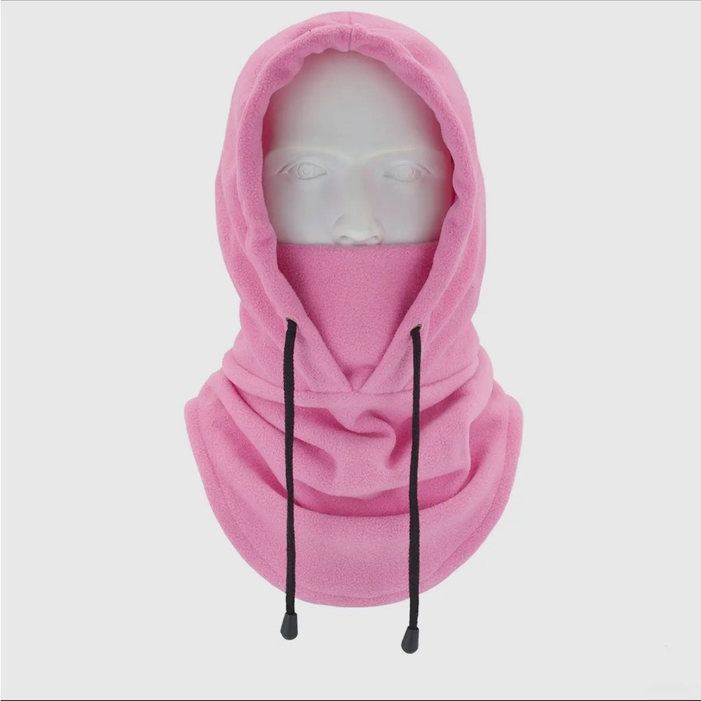 Pink face mask